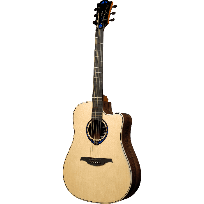 Lag Thv Dce Tramontane Dreadnought Cutaway Acoustic Guitar With Hyvibe