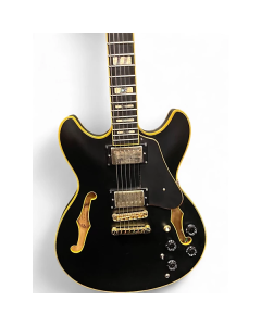 Ibanez JSM20BKL John Scofield Signature Electric Guitar w/Case - Black Low Gloss TGF33