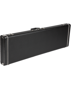 Fender Deluxe Bass VI Hardshell Case. Black with Red Crush Interior