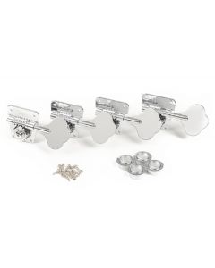 Fender Pure Vintage '70s Bass Tuning Machines, Nickel/Chrome, (4)