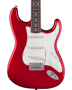 Fender American Vintage II 1965 Stratocaster Electric Guitar. Round-Lam Rosewood Fingerboard, Candy Apple Red