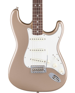 Fender American Vintage II 1965 Stratocaster Electric Guitar. Round-Lam Rosewood Fingerboard, Shoreline Gold TGF33