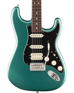 Fender American Professional Classic Stratocaster HSS Electric Guitar. Rosewood Fingerboard, Faded Sherwood Green Metallic TGF33