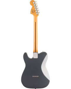 Fender Chris Shiflett Cleaver Telecaster Deluxe Electric Guitar. Rosewood Fingerboard, Charcoal Frost Metallic
