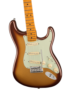 Fender American Ultra Stratocaster Electric Guitar. Maple FB, Mocha Burst
