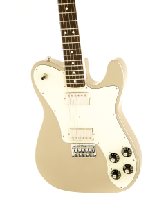 Fender Chris Shiflett Telecaster Electric Guitar. Deluxe, Rosewood FB, Shoreline Gold
