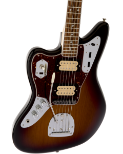 Fender Kurt Cobain Jaguar Left-Handed Electric Guitar. Rosewood FB, 3-Color Sunburst