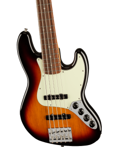 Fender Player Plus Jazz Electric Bass V. Pau Ferro Fingerboard, 3-Tone Sunburst