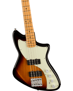 Fender Player Plus Active Meteora Electric Bass. Maple Fingerboard, 3-Color Sunburst