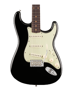 Fender Vintera III Early '60s Stratocaster Electric Guitar. Rosewood Fingerboard, Black