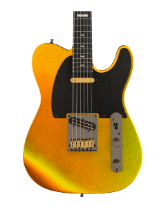 Fender 75th Anniversary American Ultra II Telecaster Electric Guitar. Ebony Fingerboard, Liquid Gold