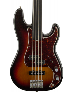 Fender Tony Franklin Fretless Precision Bass. Ebony FB, 3-Color Sunburst