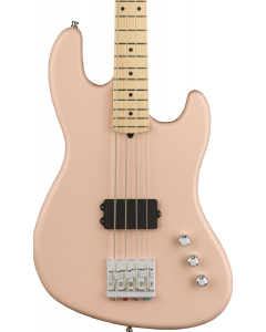 Fender Flea Signature Active Jazz Bass. Maple FB, Satin Shell Pink