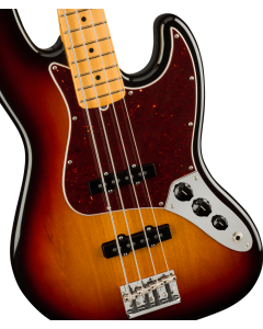 Fender American Professional II Jazz Bass. Maple Fingerboard, 3-Color Sunburst