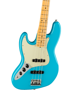 Fender American Professional II Jazz Bass Left-Handed. Maple Fingerboard, Miami Blue