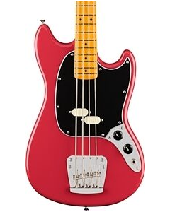 Fender American Professional Classic Mustang Electric Bass. Maple Fingerboard, Faded Dakota Red TGF33