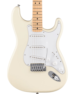 Fender Standard Stratocaster Electric Guitar. Maple Fingerboard, White Pickguard, Olympic White TGF33