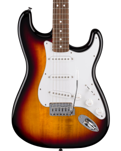 Fender Standard Stratocaster Electric Guitar. Laurel Fingerboard, White Pickguard, 3-Color Sunburst TGF33