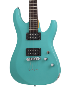 Schecter C-6 Deluxe Electric Guitar Satin Aqua