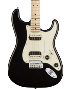 Squier Contemporary Stratocaster HH Electric Guitar. Maple FB, Black Metallic