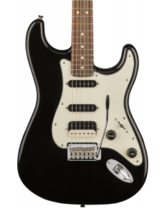 Squier Contemporary Stratocaster HSS Electric Guitar. Laurel FB, Black Metallic