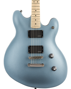 Squier Contemporary Active Starcaster Electric Guitar. Maple FB, Ice Blue Metallic