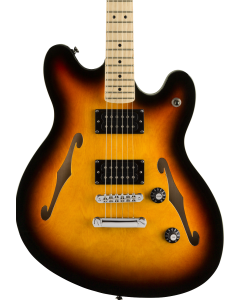 Squier Affinity Series Starcaster Electric Guitar. Maple FB, 3-Color Sunburst