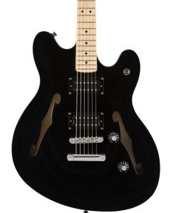 Squier Affinity Series Starcaster Electric Guitar. Maple FB, Black