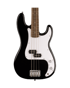 Squier Sonic Precision Bass, Laurel Fingerboard, White Pickguard, Black