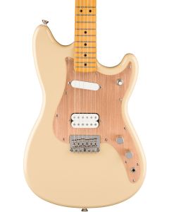 Squier Classic Vibe Duo-Sonic HS Electric Guitar. Maple Fingerboard, Gold Anodized Pickguard, Desert Sand