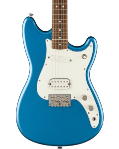 Squier Classic Vibe Duo-Sonic HS Electric Guitar. Laurel Fingerboard, Parchment Pickguard, Lake Placid Blue