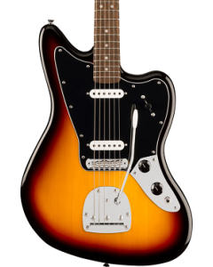 Squier Affinity Series Jaguar Electric Guitar. Laurel Fingerboard, Black Pickguard, 3-Color Sunburst TGF33