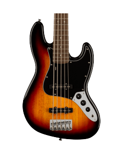 Squier Affinity Series Jazz Electric Bass V. Laurel Fingerboard, Black Pickguard, 3-Color Sunburst