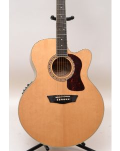 Washburn HJ40SCE Heritage Jumbo Acoustic Electric Guitar W/CASE SN 4143