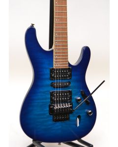 Ibanez S670QM-SPB Electric Guitar Sapphire Blue TGF33