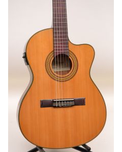 Ibanez GA5TCE Thinline Classical Acoustic-Electric Guitar Natural TGF11