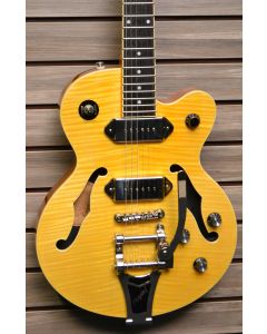Epiphone Wildkat with Bigsby Electric Guitar Antique Natural W/ Bag SN4073