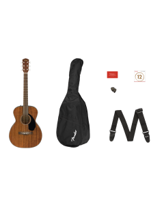 Fender CC-60S Concert Acoustic Guitar Pack V2. All-Mahogany TGF33