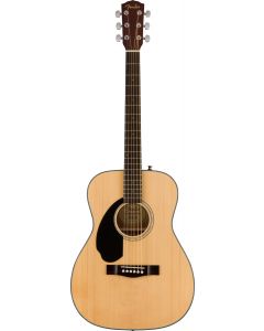 Fender CC-60S Concert LH Acoustic Guitar. Walnut FB, Natural LEFT HANDED