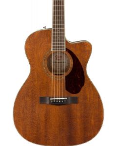 Fender PM-3 Triple-0 Acoustic Guitar. Ovangkol Finberboard, All-Mahogany w/case