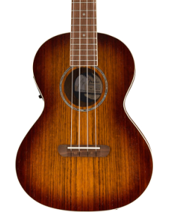 Fender Rincon Tenor Ukulele, Walnut Fingerboard, Aged Cognac Burst