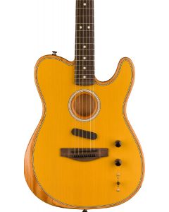 Fender Acoustasonic Player Telecaster Acoustic-Electric Guitar Rosewood Fingerboard Butterscotch Blonde