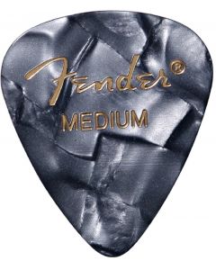 Fender 351 Premium Celluloid Guitar Picks Black Moto Medium 12PK