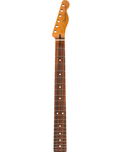 Fender Roasted Maple Telecaster Neck, 22 Jumbo Frets, 12", Pau Ferro, Flat Oval Shape