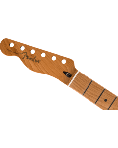 Fender Satin Roasted Maple Telecaster LH Neck, 22 Jumbo Frets, 12", Maple, Flat Oval Shape TGF33