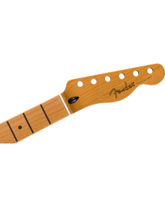 Fender Satin Roasted Maple Telecaster Neck, 22 Jumbo Frets, 12", Maple, Flat Oval Shape TGF33