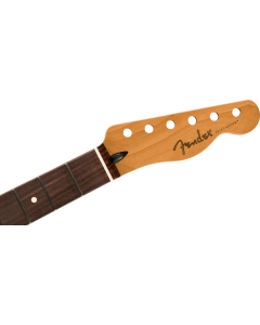Fender Satin Roasted Maple Telecaster Neck, 22 Jumbo Frets, 12", Rosewood, Flat Oval Shape