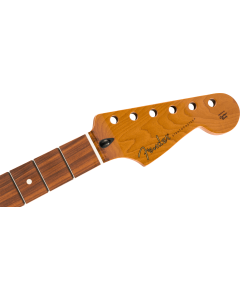 Fender Roasted Maple Stratocaster Neck, 22 Jumbo Frets, 12", Pau Ferro, Flat Oval Shape