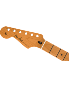 Fender Satin Roasted Maple Stratocaster LH Neck, 22 Jumbo Frets, 12", Maple, Flat Oval Shape TGF33