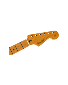Fender Satin Roasted Maple Fat Stratocaster Neck, 22 Medium Jumbo Frets, 9.5", Maple, U Shape